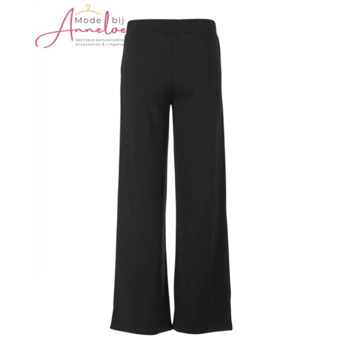 Enjoy Dames Pantalon wide leg zwart 416130 Enjoy Dames Pantalon wide leg zwart 416130